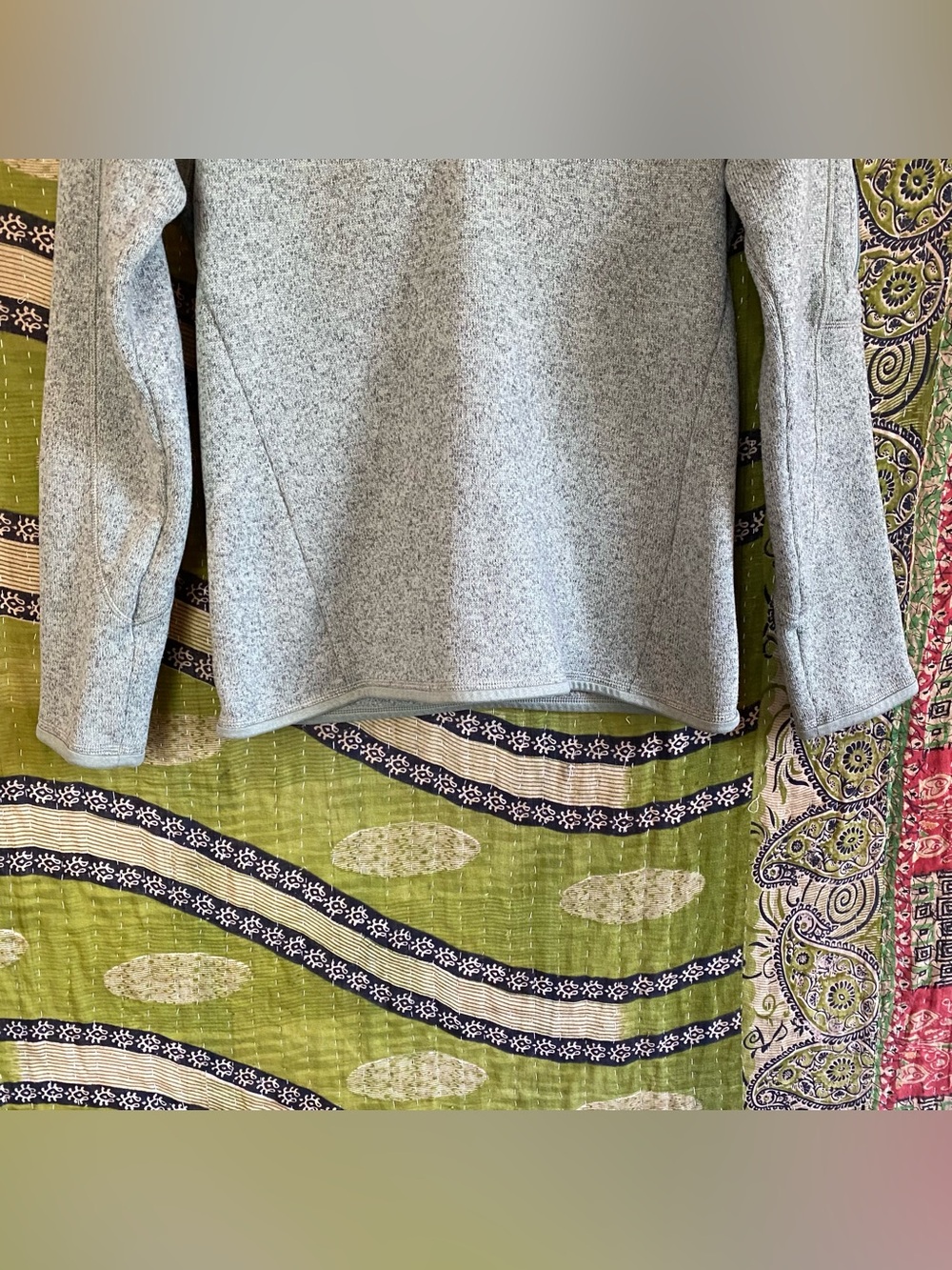 Patagonia Thin Ice Better Sweater 1/4 Zip Fleece Medium Gorpcore Outdoor - Picture 5 of 14
